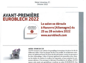 Avant-Première Euroblech 2022